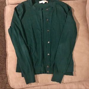 LOFT Green cardigan